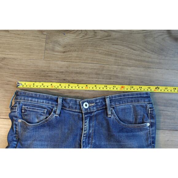 AG Adriano Goldschmied The Stilt Cigarette Leg Jeans Blue Mid Rise Women’s 29R - Picture 8 of 10